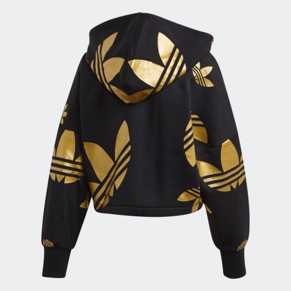 New adidas original black gold hoodie - Picture 4 of 8
